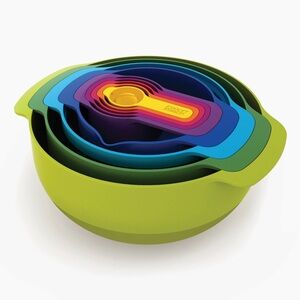 Joseph Joseph Nest Plus Mixing Bowl and Measuring Cup Set - Multi Color